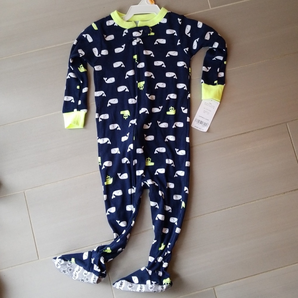 Carter's one-piece footed pajama 12 mos
